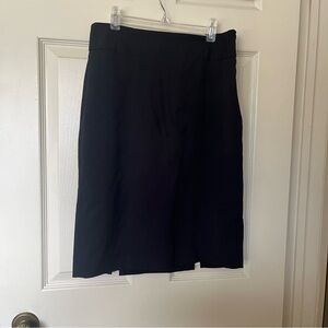 White House/Black Market Black Stretch Pencil Skirt Size 6